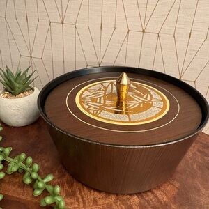 • mcm acrylic trinket box • wmf style made in west germany •